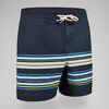 Boardshorts 17" Surfen - 500 Sta Monica schwarz