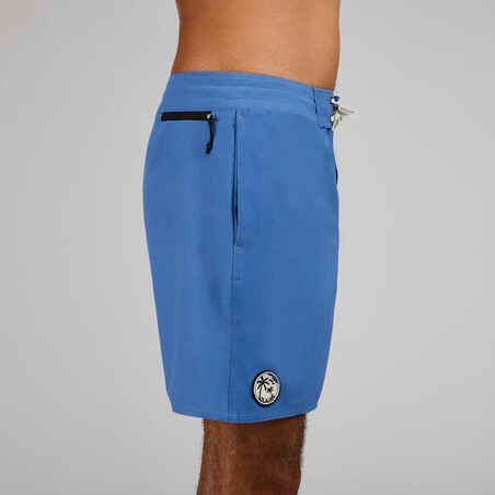 Βερμούδα boardshort 500 17" GOOD για surf Μπλε