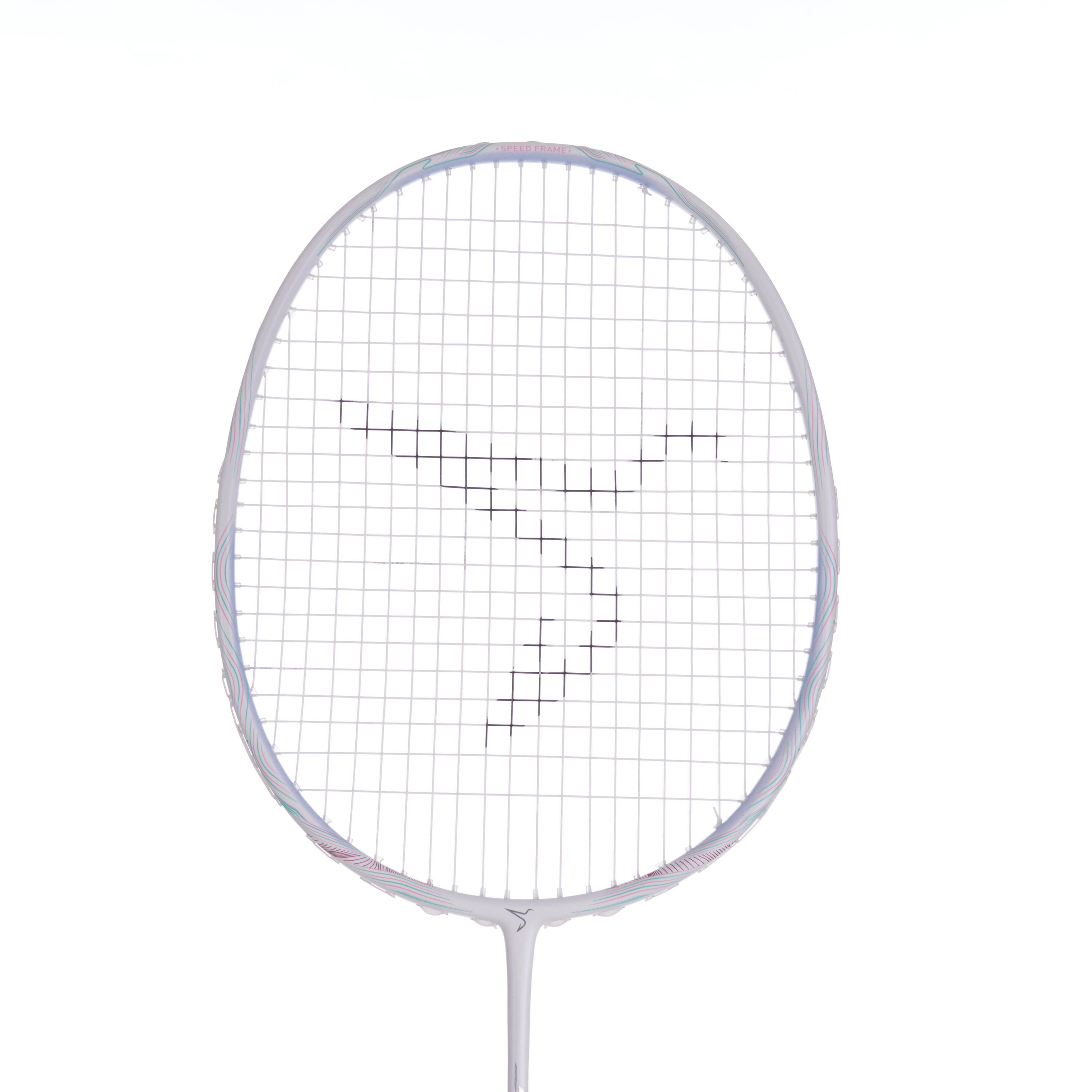 BADMINTON ADULT RACKET BR 990 W WHITE -  3