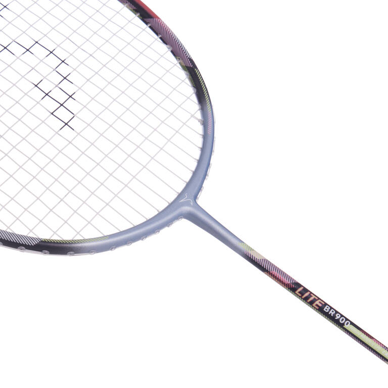 BADMINTON ADULT RACKET BR LITE 900 SET WHITE BORDEAUX