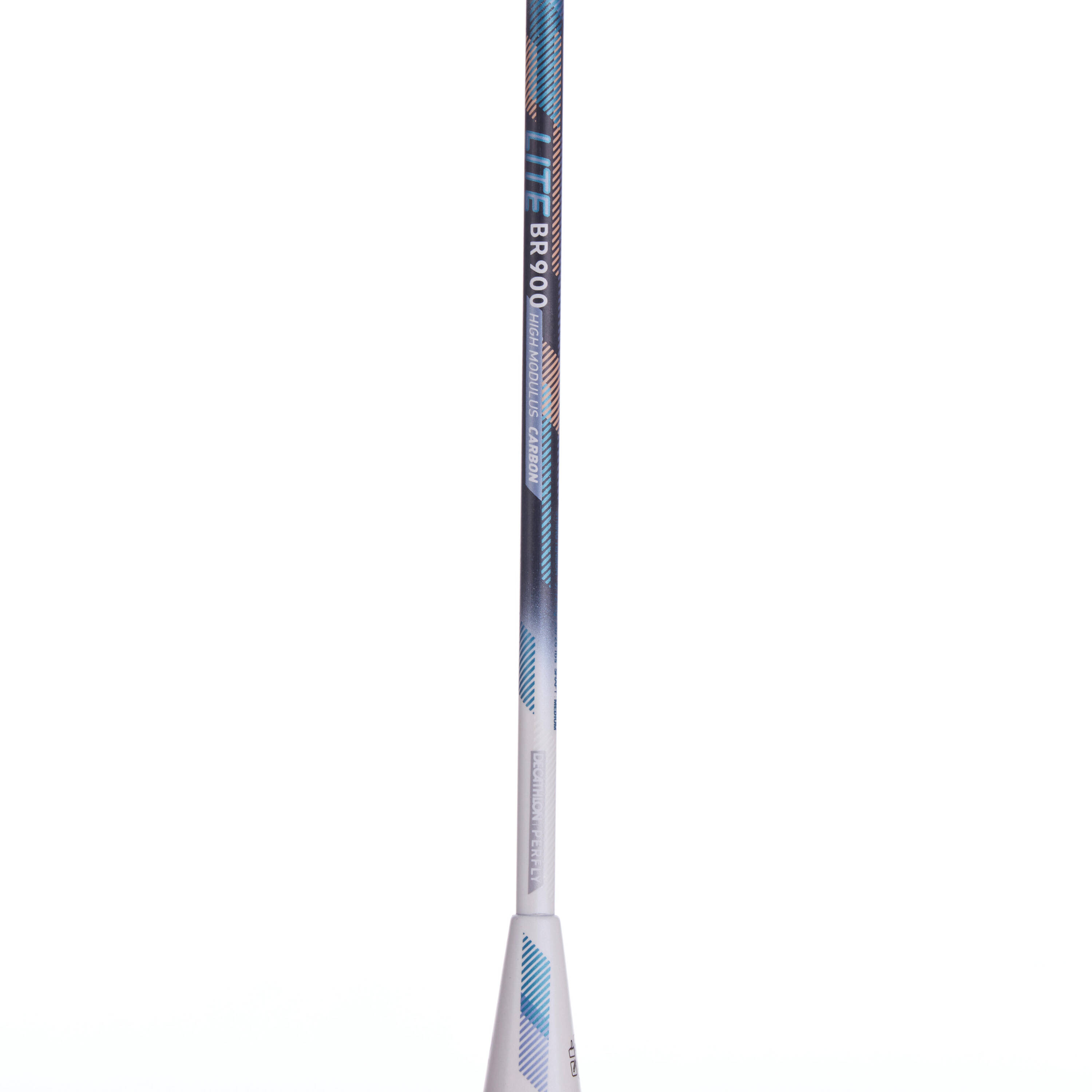 BADMINTON ADULT RACKET BR LITE 900 SET WHITE BORDEAUX -  5
