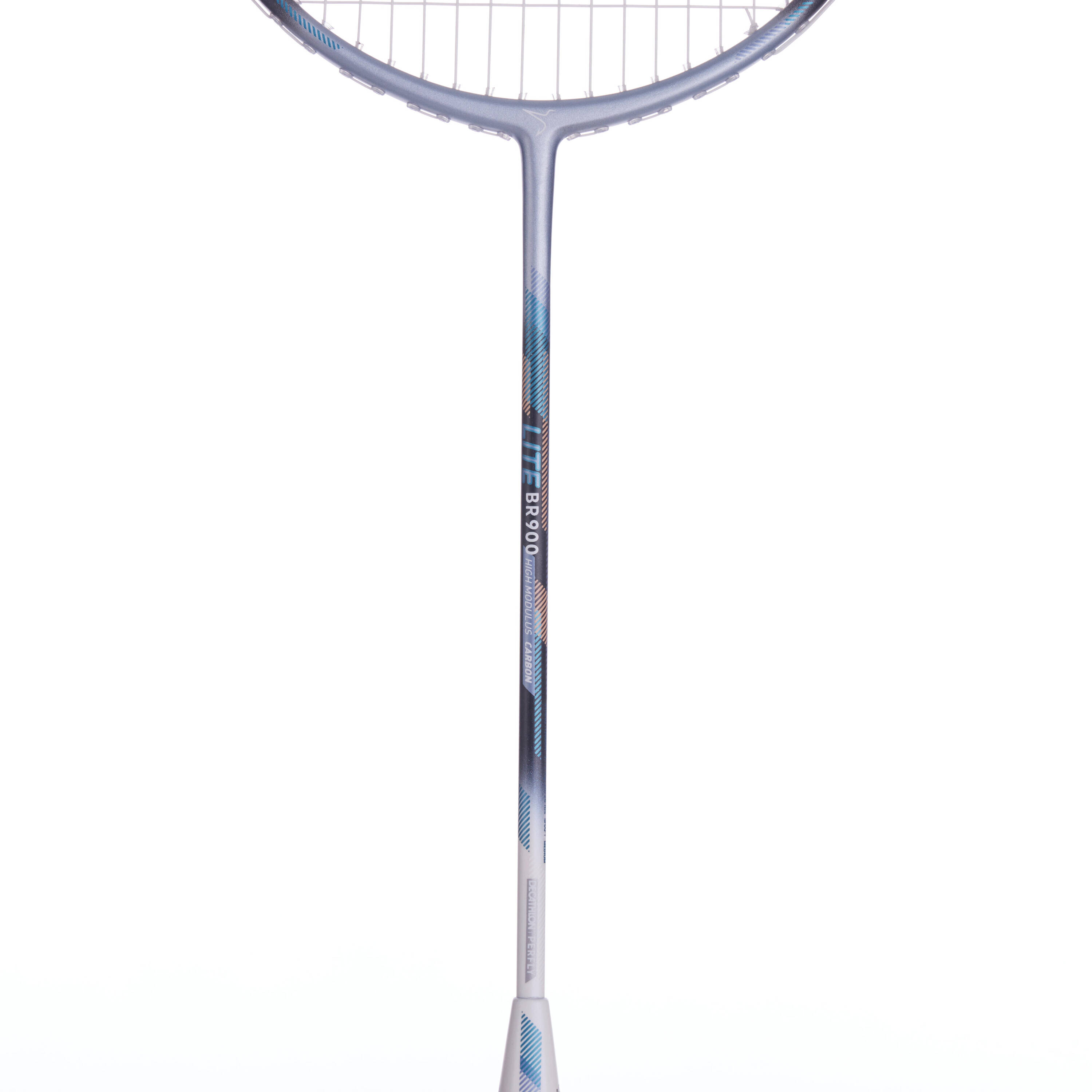 BADMINTON ADULT RACKET BR LITE 900 SET WHITE BORDEAUX -  4