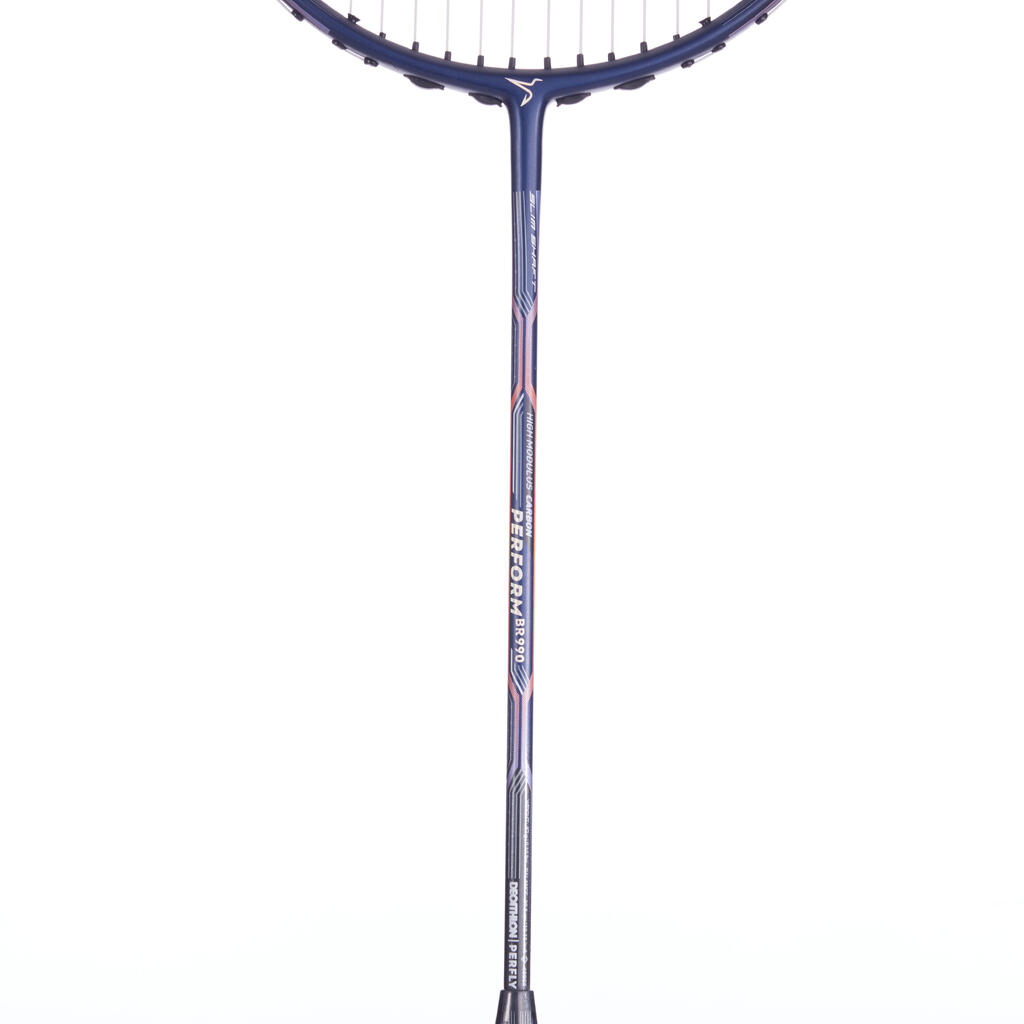 Pieaugušo badmintona rakete “BR Perform 990”, tumši zila