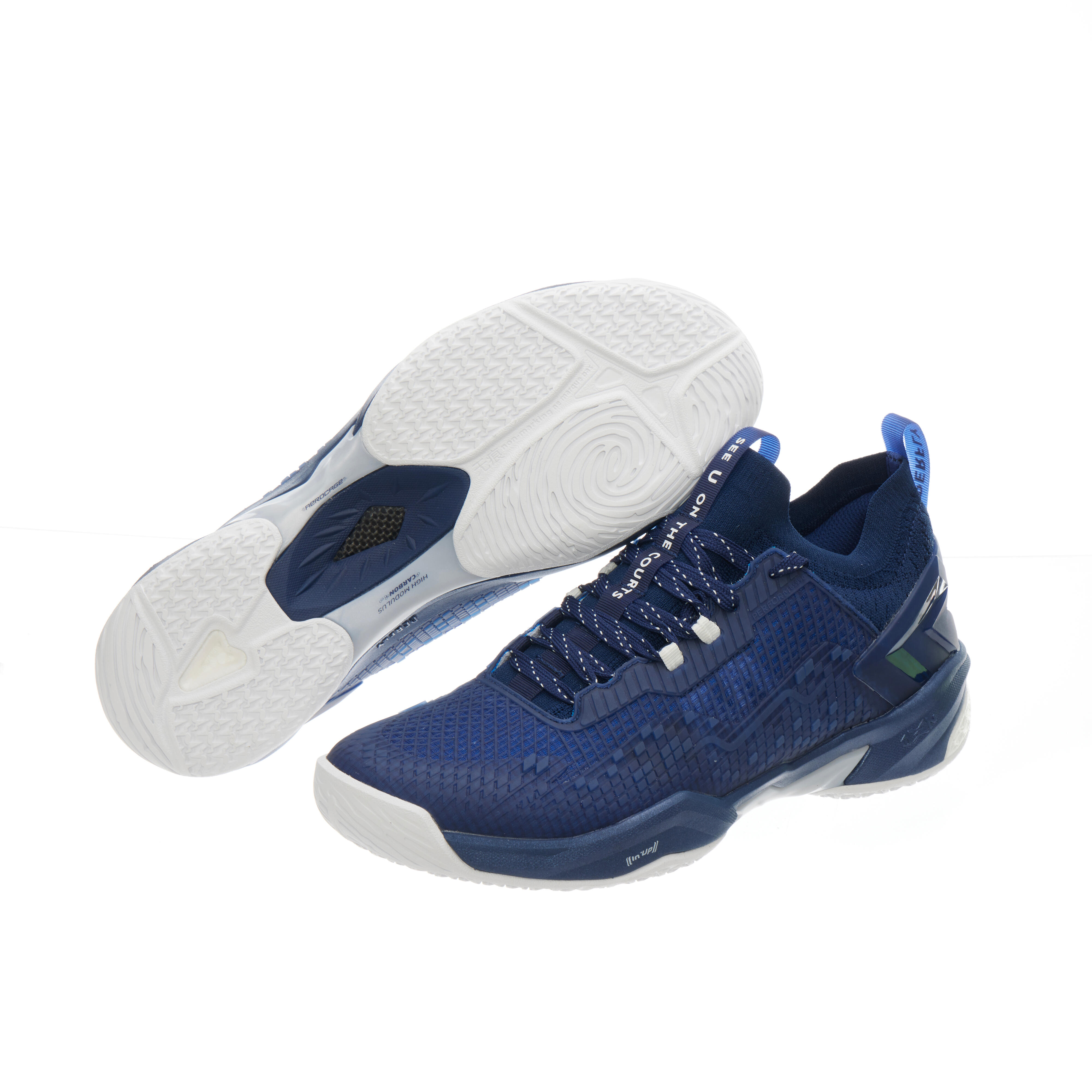 Men's Badminton Shoes - BS Perform 990 Pro Blue - PERFLY