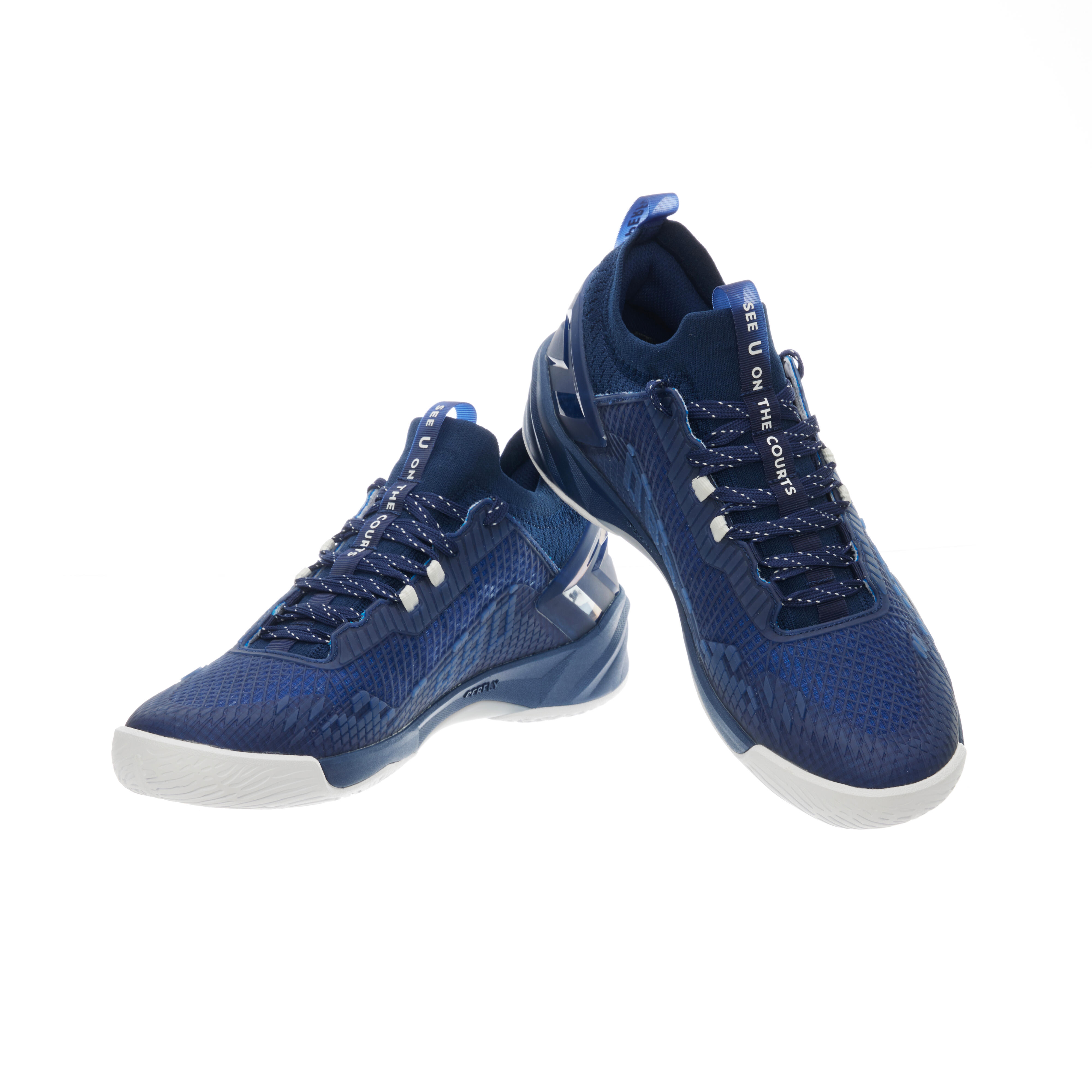 Men's Badminton Shoes - BS Perform 990 Pro Blue - PERFLY
