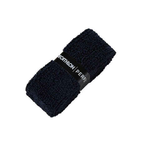 BADMINTON TOWEL GRIP x 2 BLACK