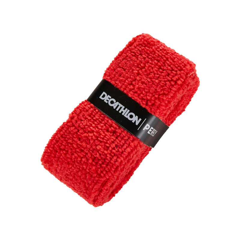 BADMINTON TOWEL GRIP x 2 RED