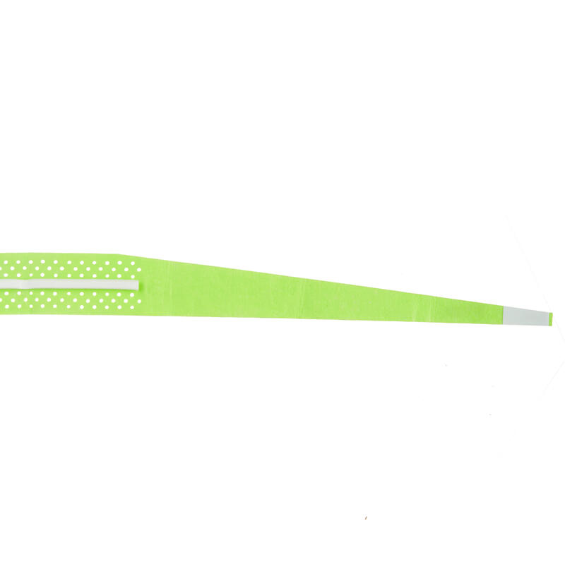單入波浪型羽毛球拍握把布－螢光綠