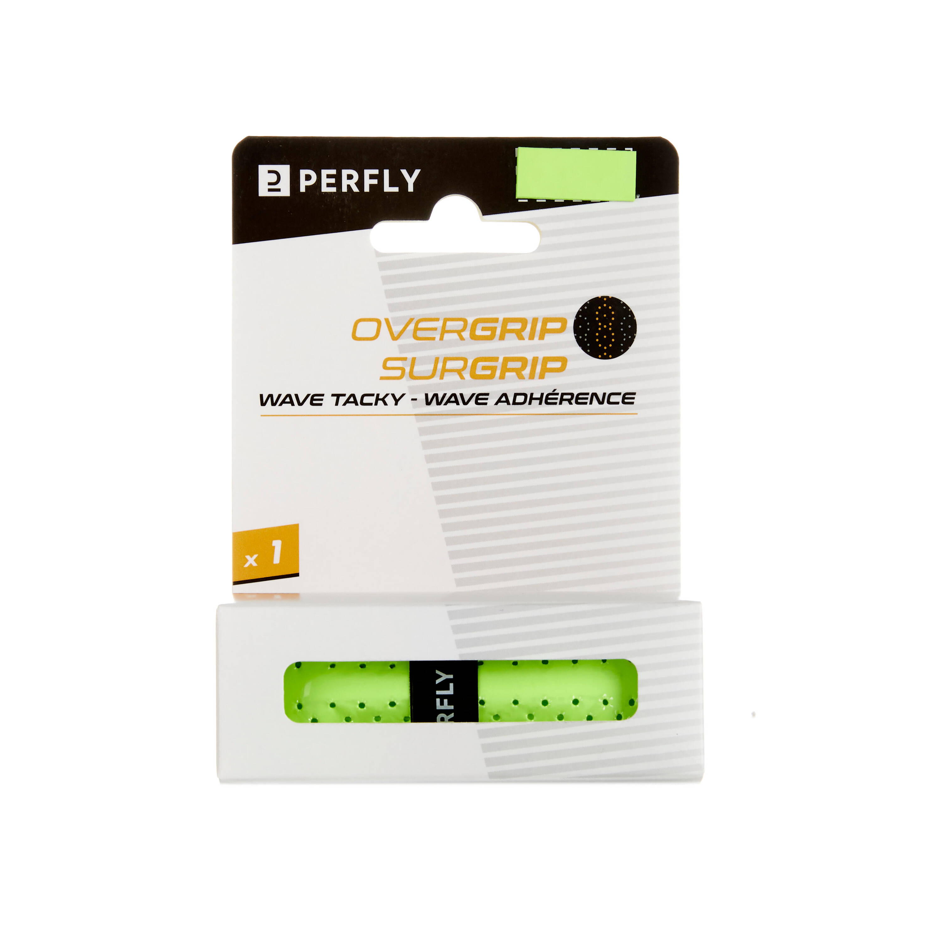 BADMINTON WAVE OVERGRIP X 1 FLUO GREEN -  1