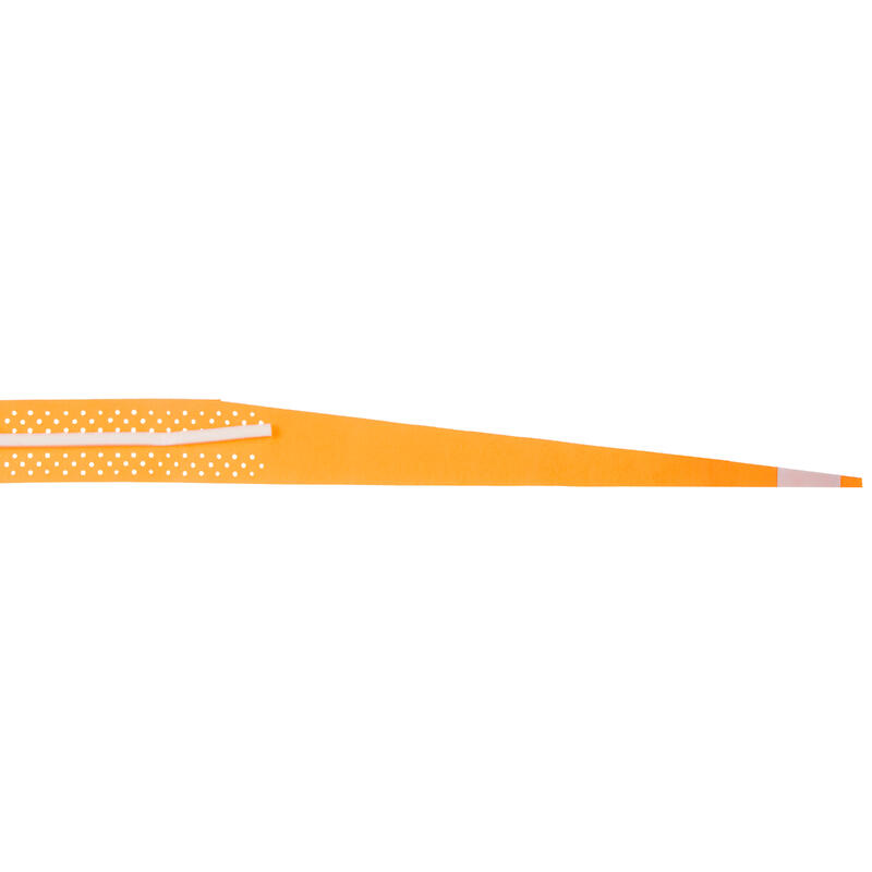 單入波浪型羽毛球拍握把布－橘色