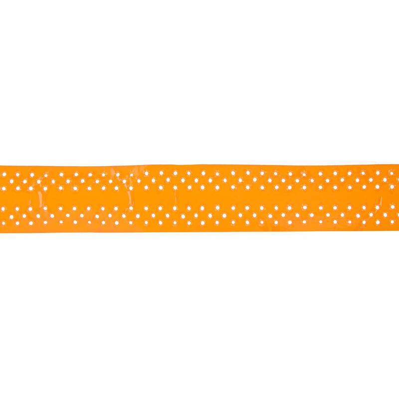 單入波浪型羽毛球拍握把布－橘色