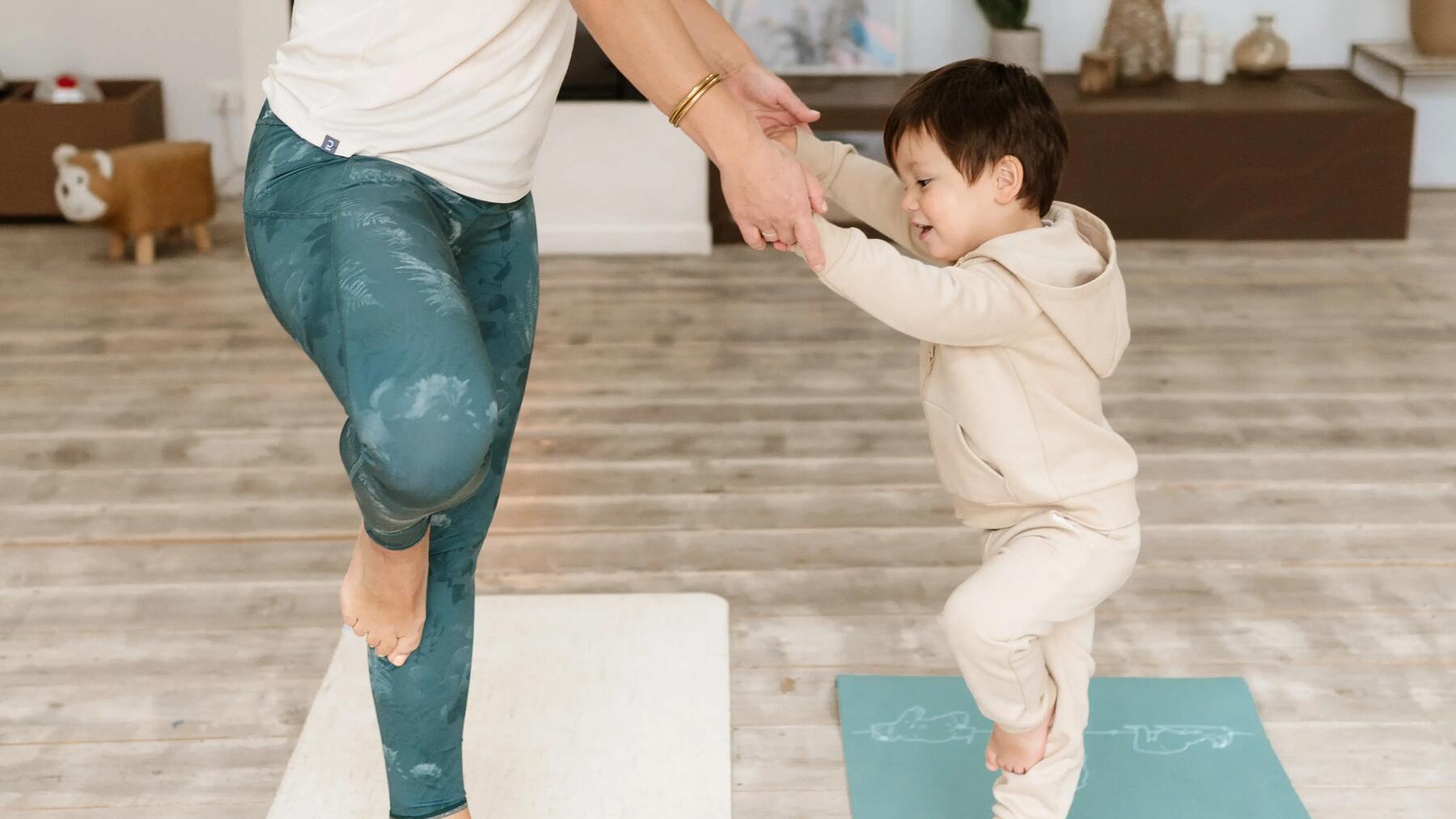 yoga with dad fun time