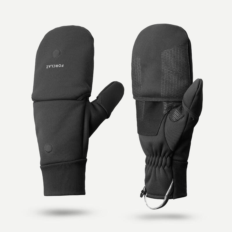 Yetişkin Outdoor Trekking Parmaksız / Tek Parmaklı Eldiven - Siyah - MT900