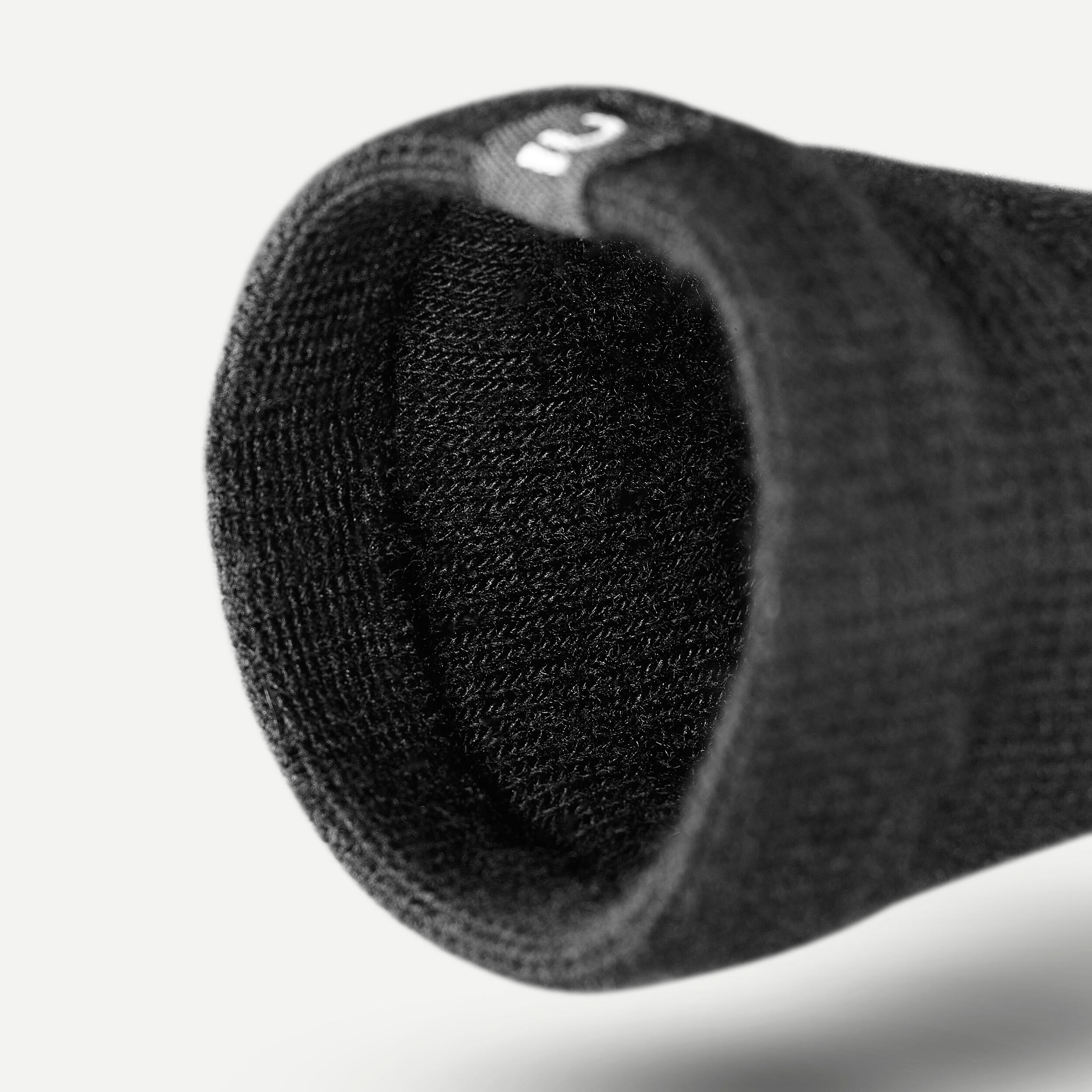 Hiking Seamless Liner Gloves - MT 500 Black - FORCLAZ