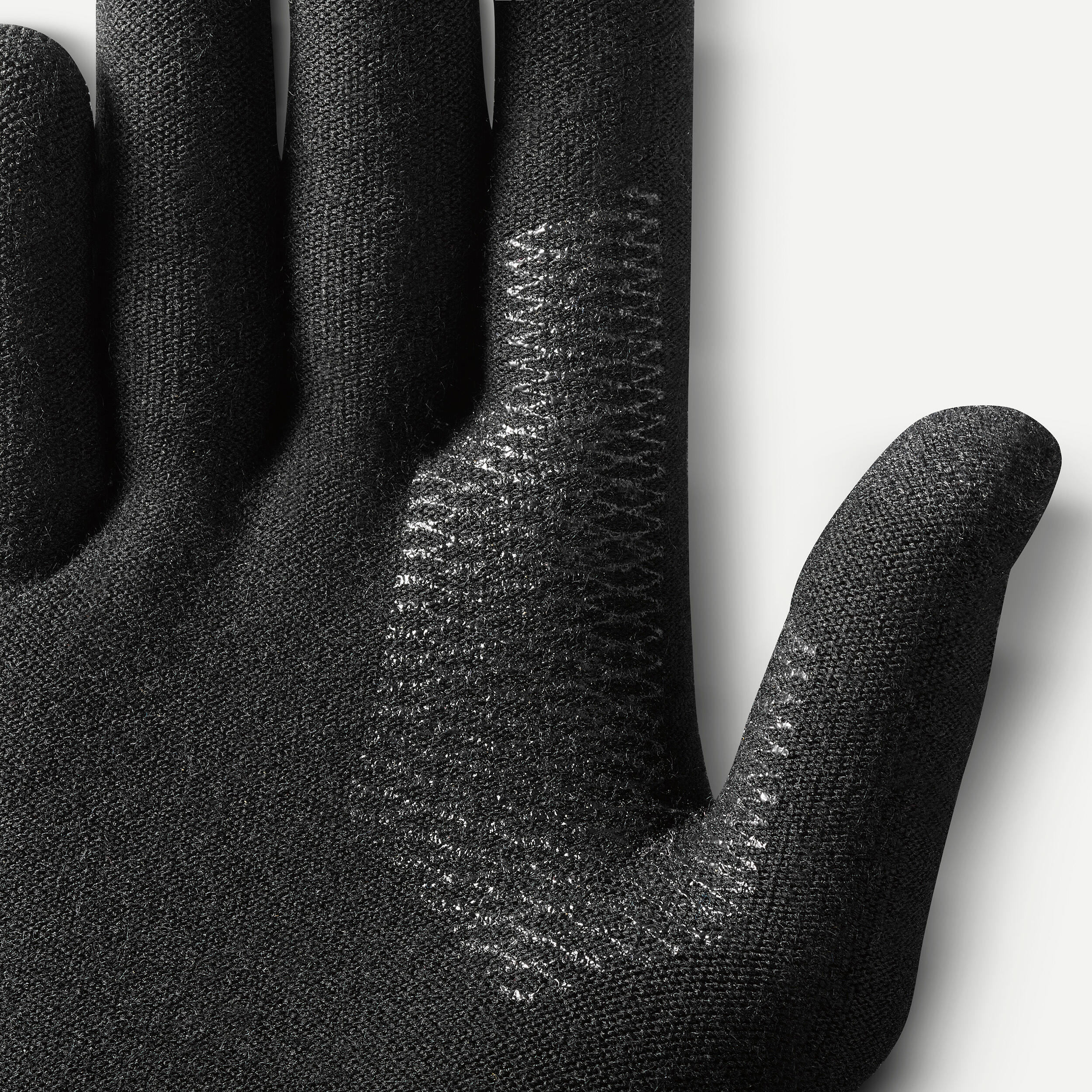 Adult Mountain Trekking Seamless Liner Gloves  - MT500 Black 2/4