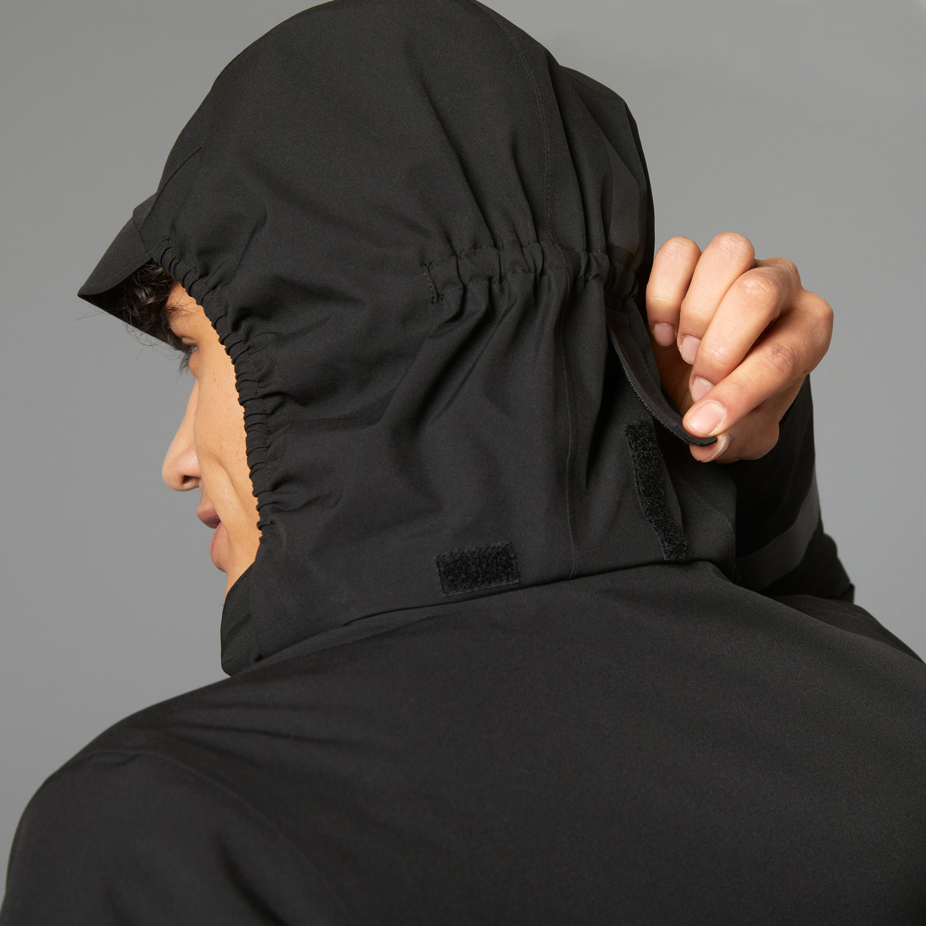 WARME FIETSREGENJAS VOOR HEREN 540 STAD ZICHTBAARHEID 'S NACHTS ZWART 6/20