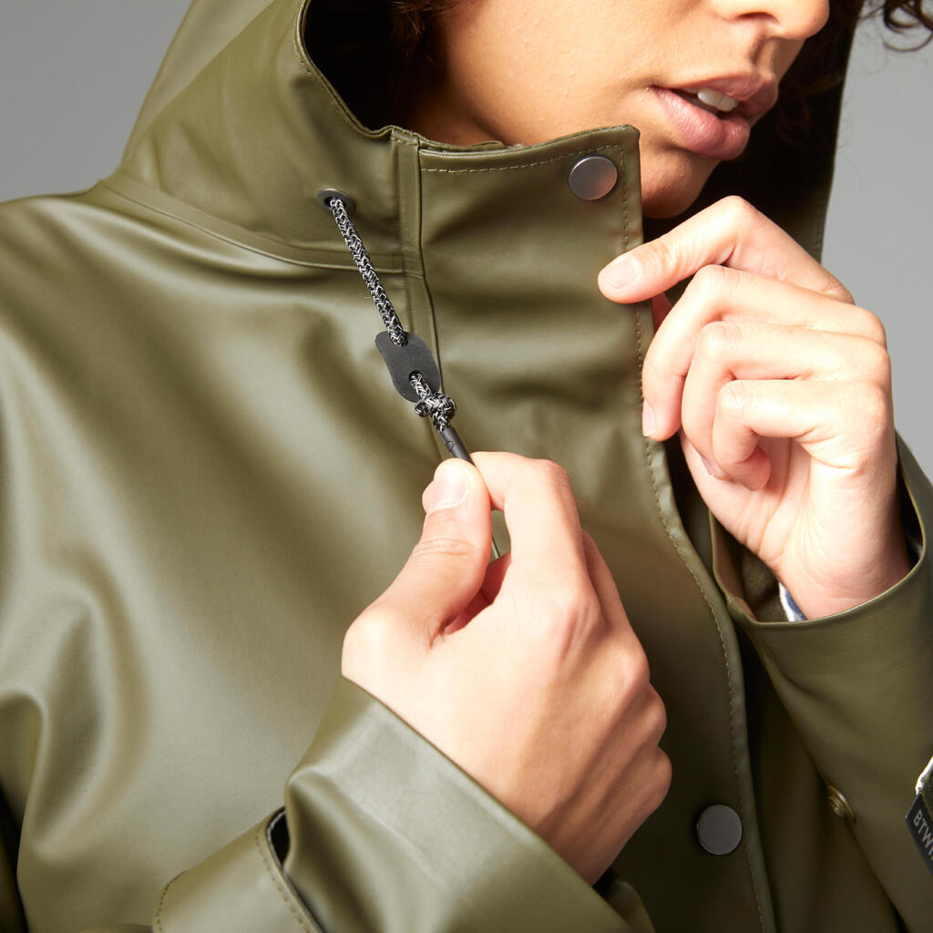 Unisex Waterproof City Cycling Parka - Ochre