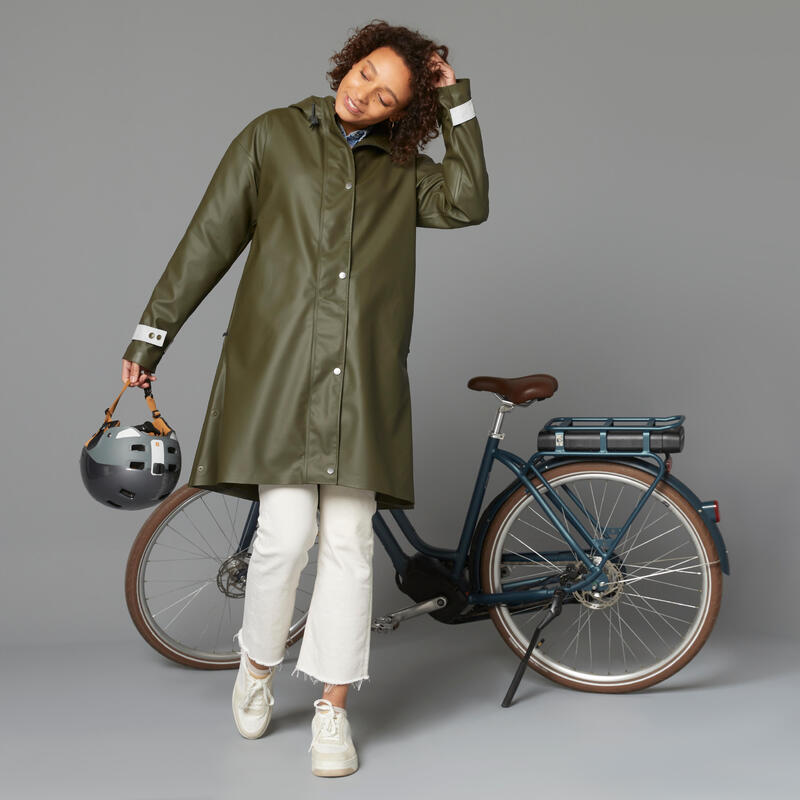 PARKA IMPERMEABLE VELO VILLE UNISEXE - KAKI