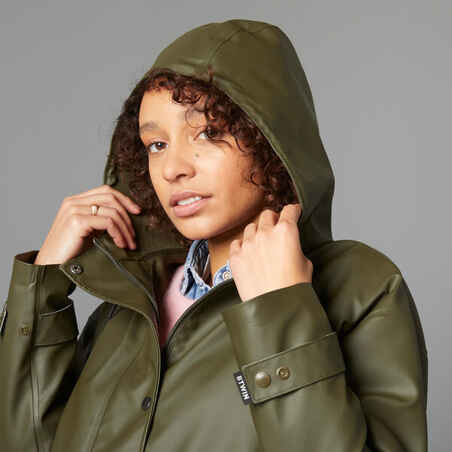 Regen Parka City 940 wasserdicht Nachtsichtbarkeit khaki 