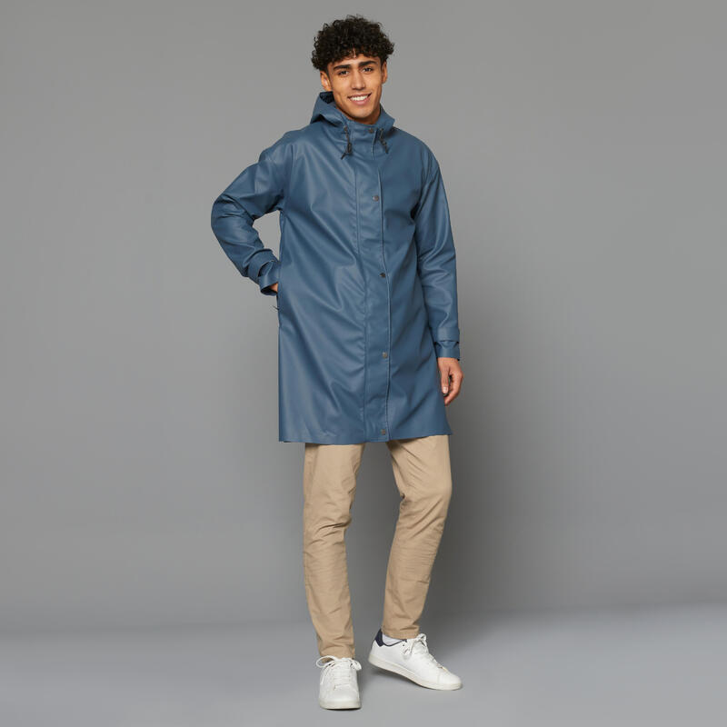 Geacă parka impermeabilă ciclism 540 Albastru Unisex 