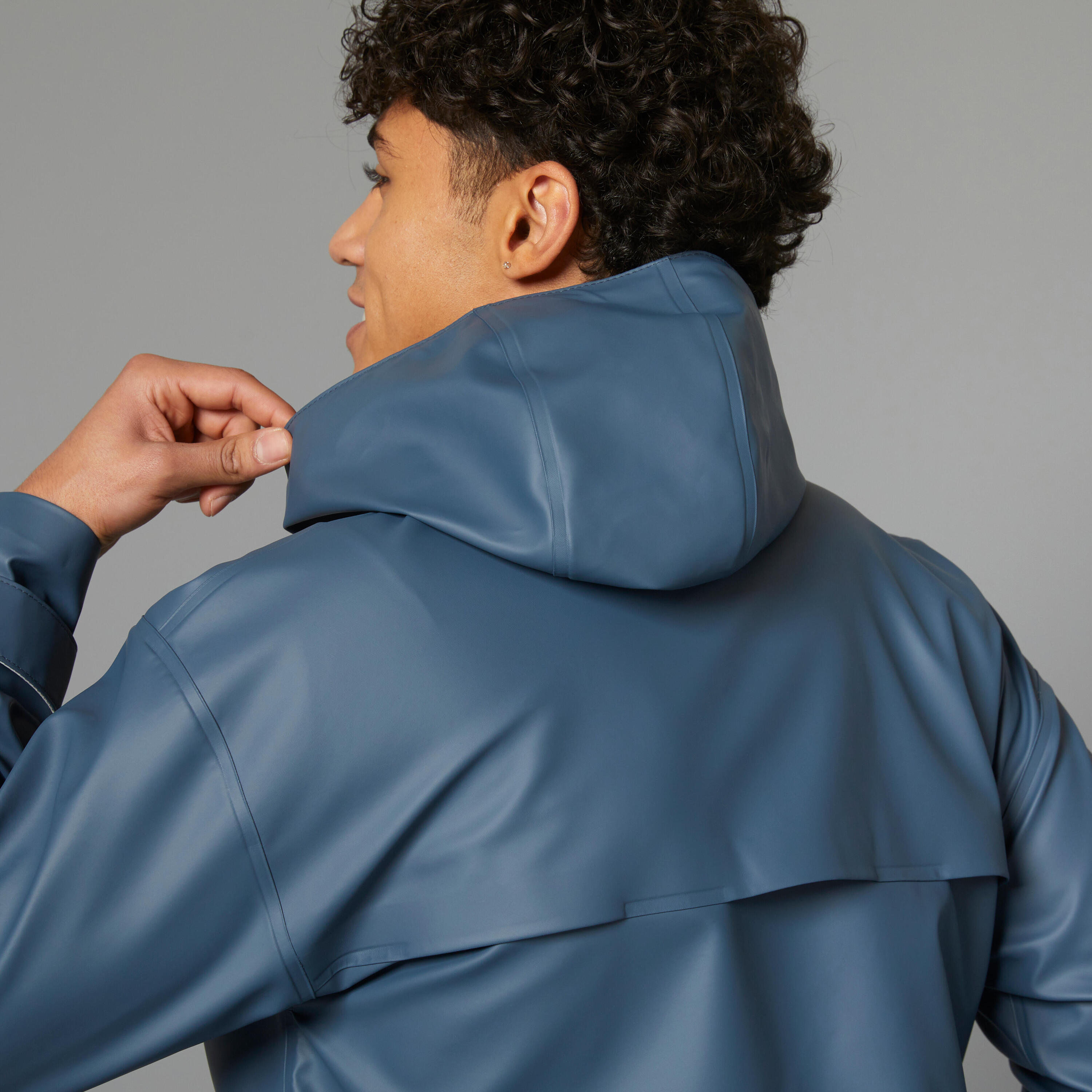 Waterproof City Cycling Parka - Blue 13/30