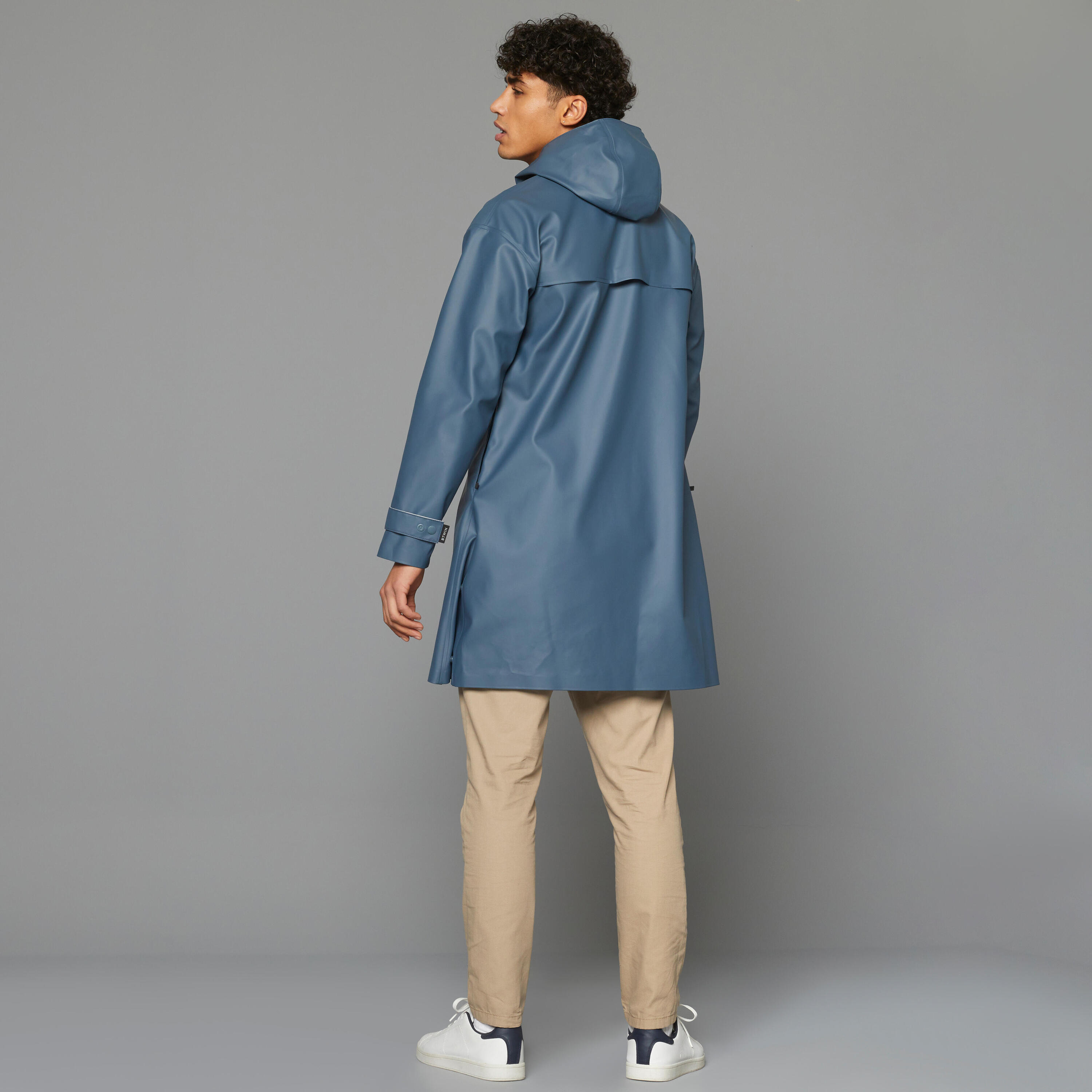 Unisex Waterproof City Cycling Parka - Blue 17/32