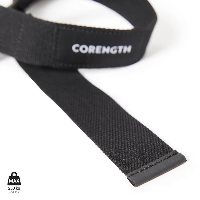 Weight Training Lifting Strap - Black