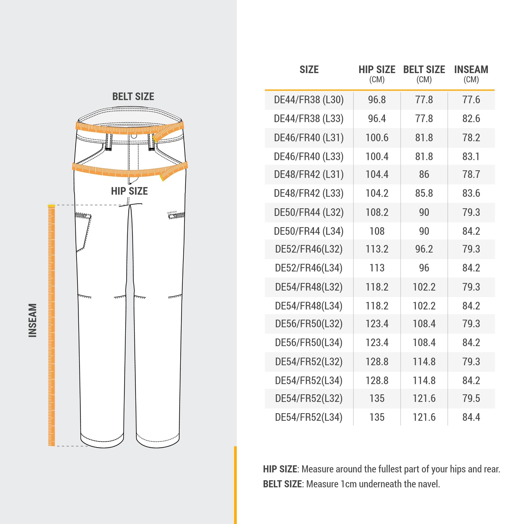Wanderhose Herren Regular - NH500  3/9