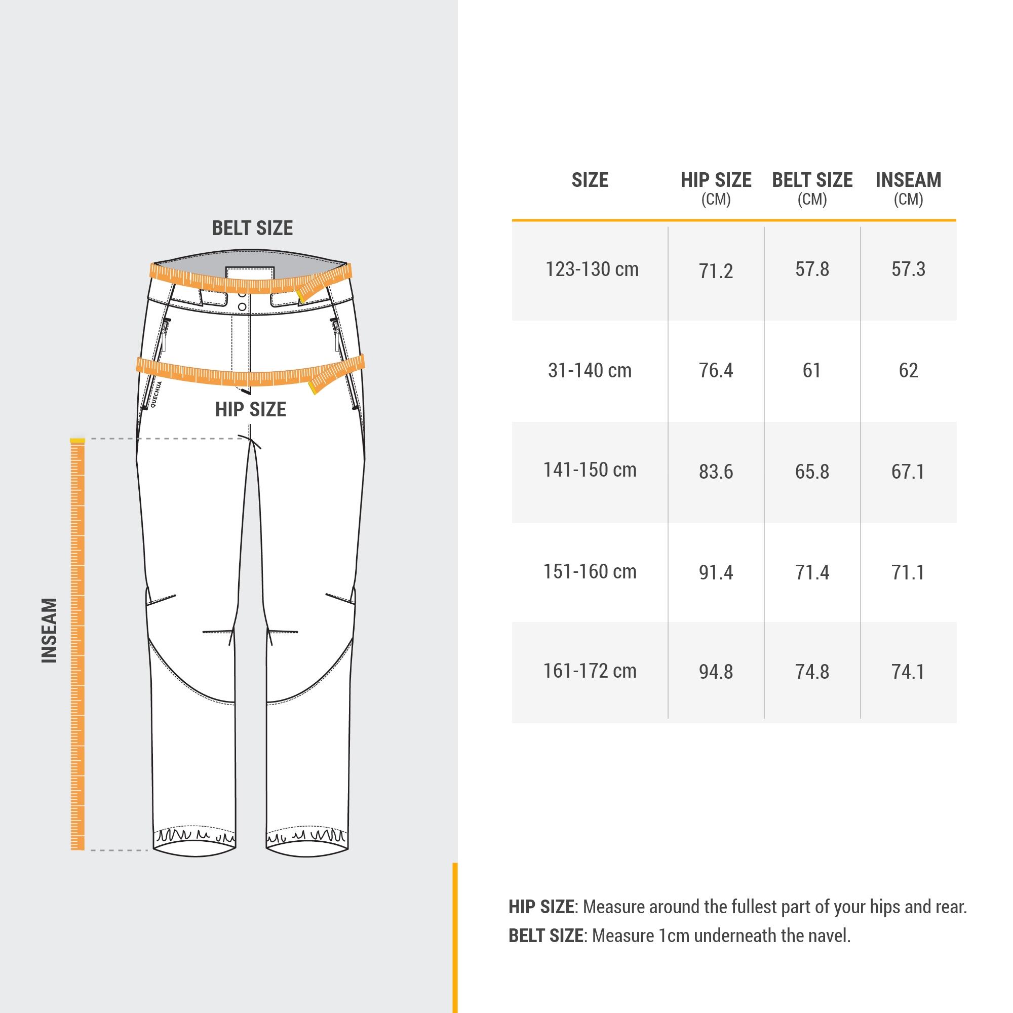 Warm softshell hiking pants - SH500 Mountain - children 7-15 years