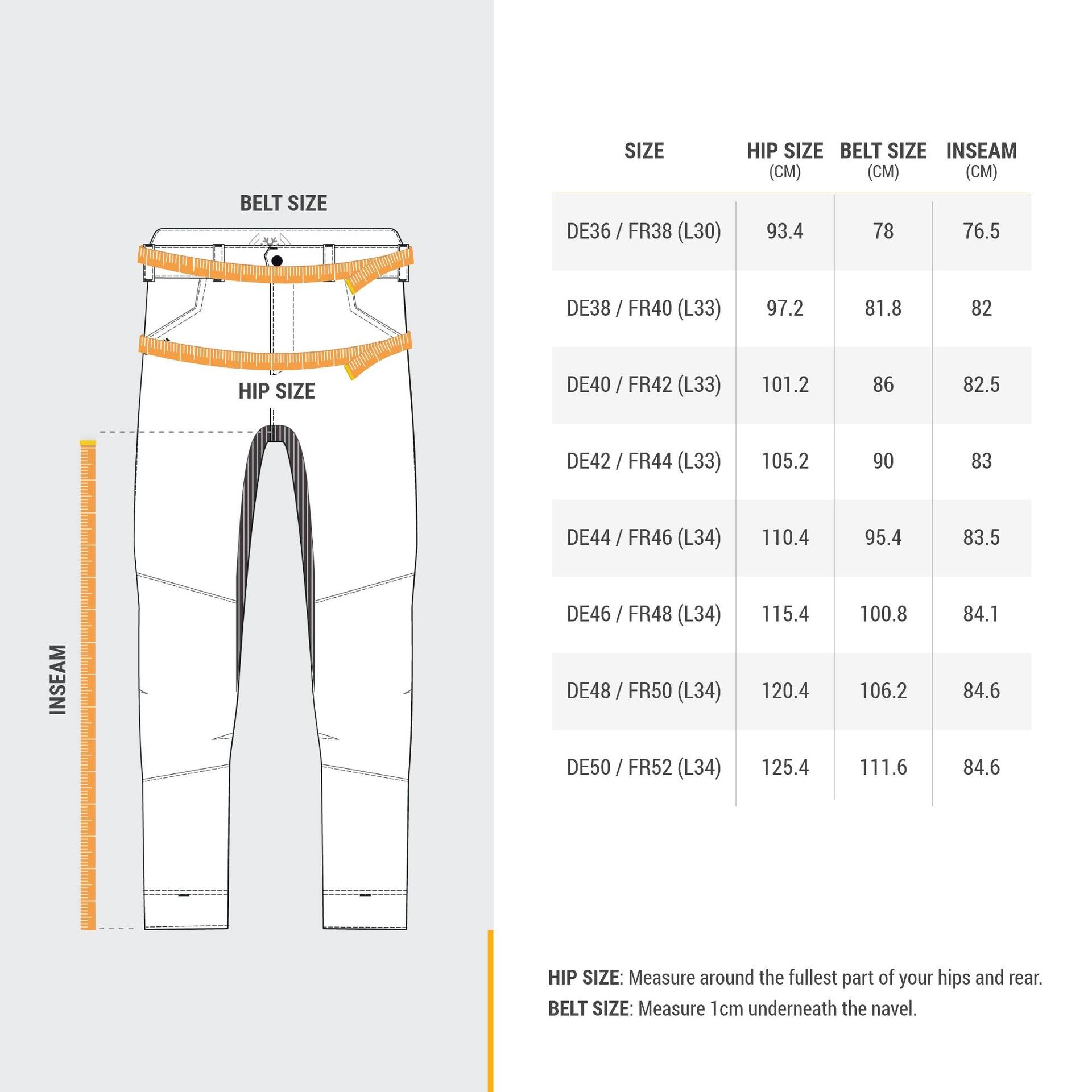 QUECHUA (ケシュア) 登山・ハイキング メンズ ロングパンツ 防水 -4°C 
