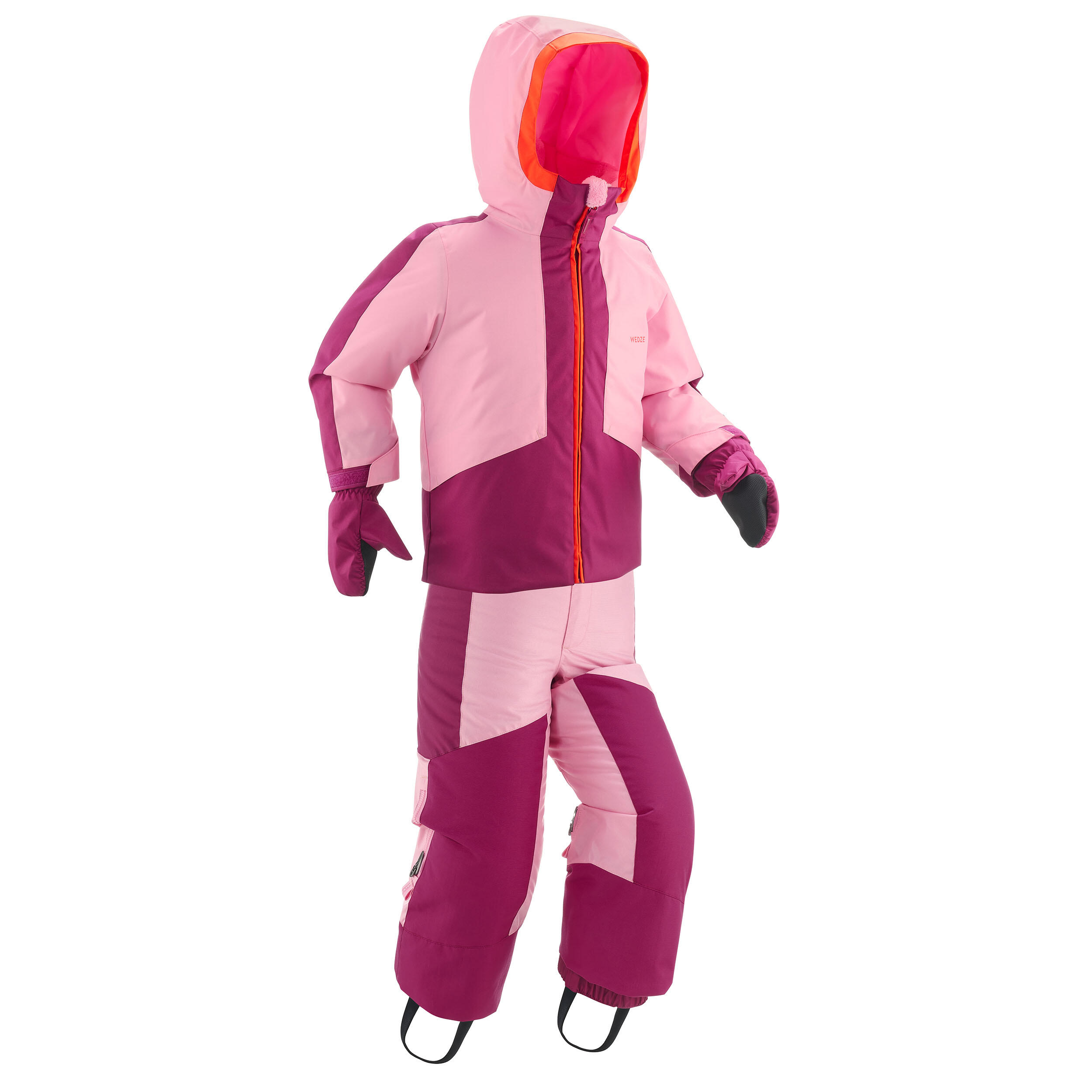 Kids’ 3-in-1 Jacket/Pants/Mittens, Combo 500 Age 3–5 - WEDZE