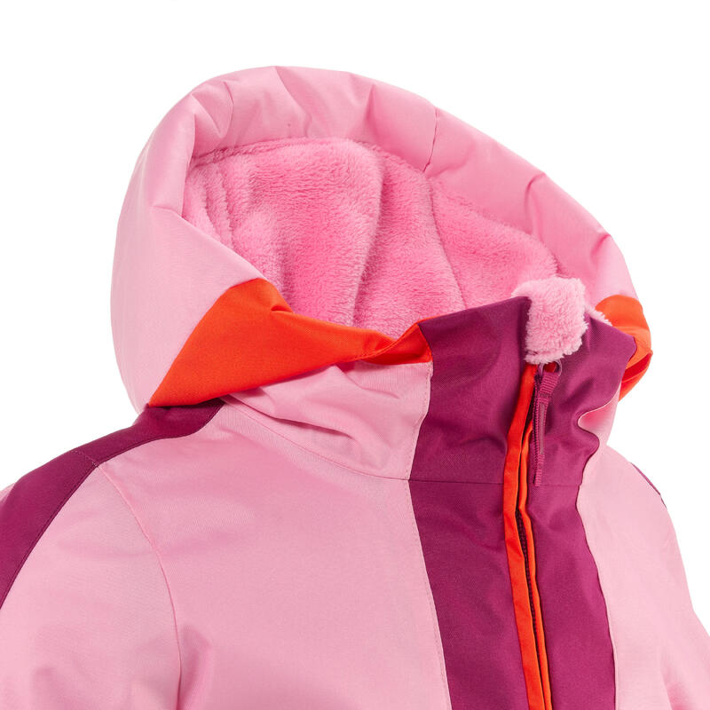 Combo de ski enfant chaud et imperméable 580 - rose