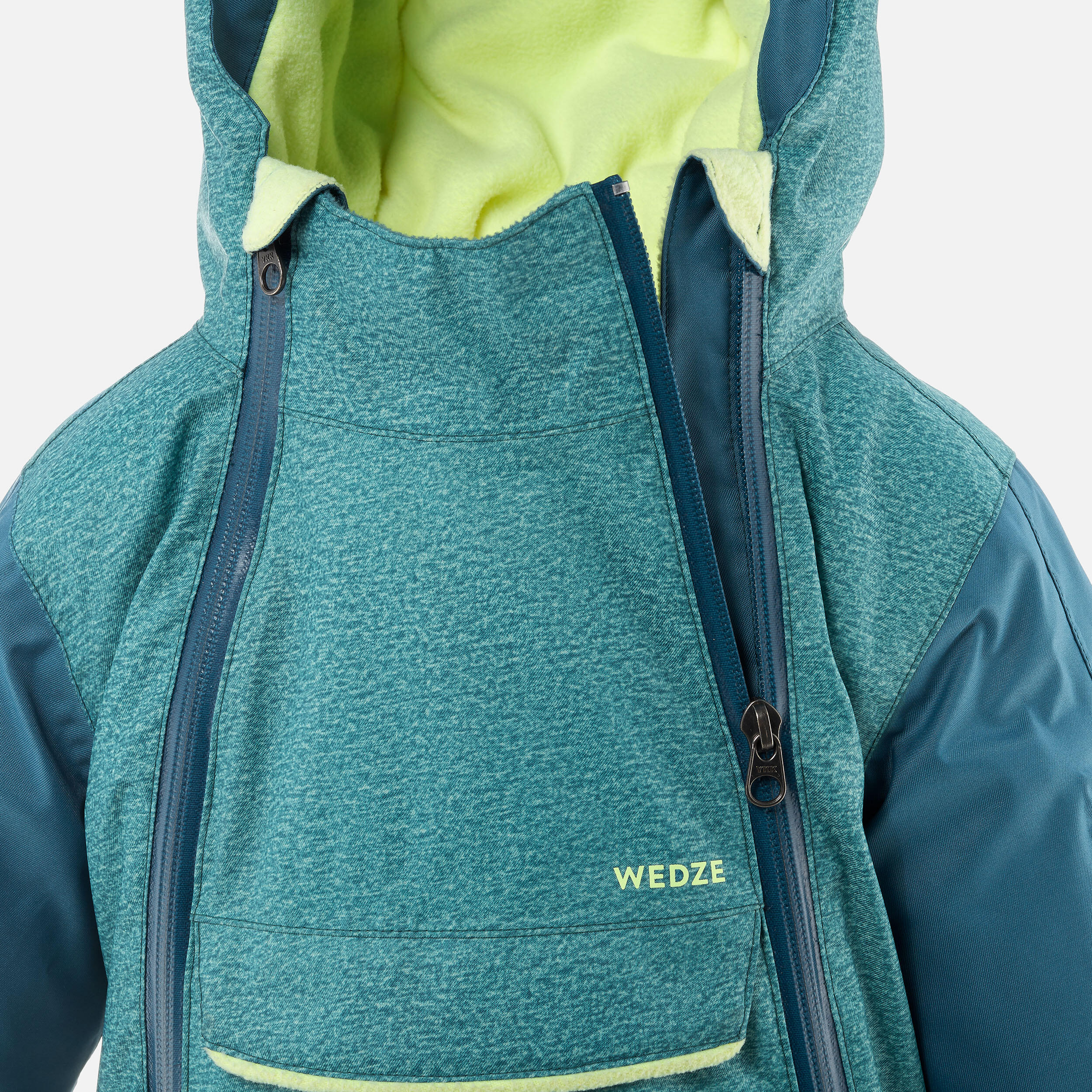 Kids’ Snowsuit - Warm 900 Blue - WEDZE