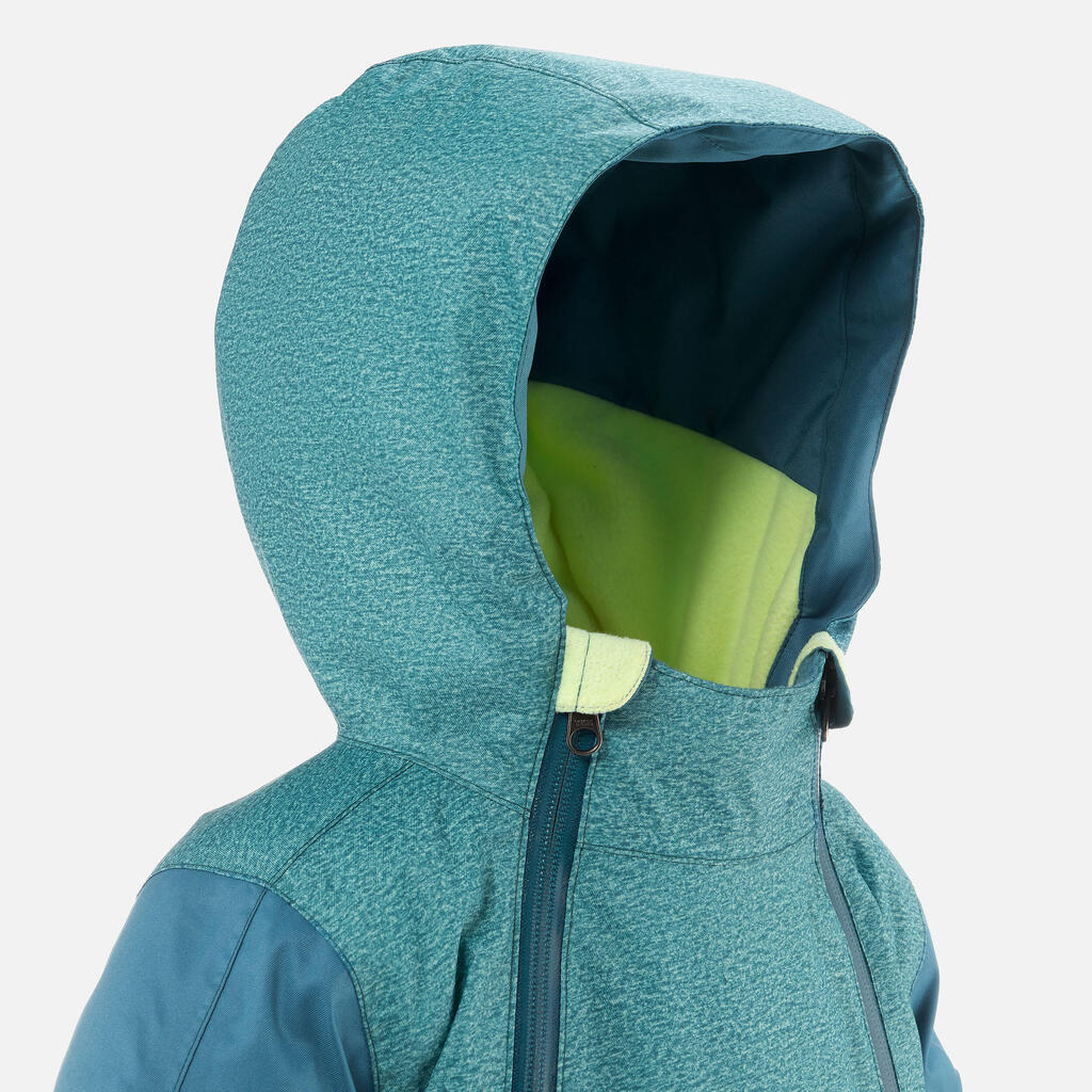 Warm, Waterproof Baby Ski Suit 900 Warm PNF - Turquoise