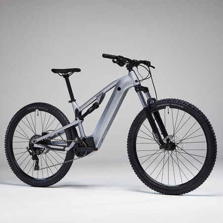 29" 500 Wh Electric Touring Mountain Bike E-EXPL 500 S - Metal Grey