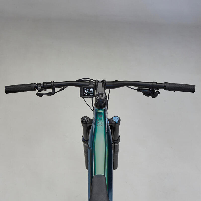 Bicicleta BTT elétrica semirrígida 29" E-EXPL 700 Verde