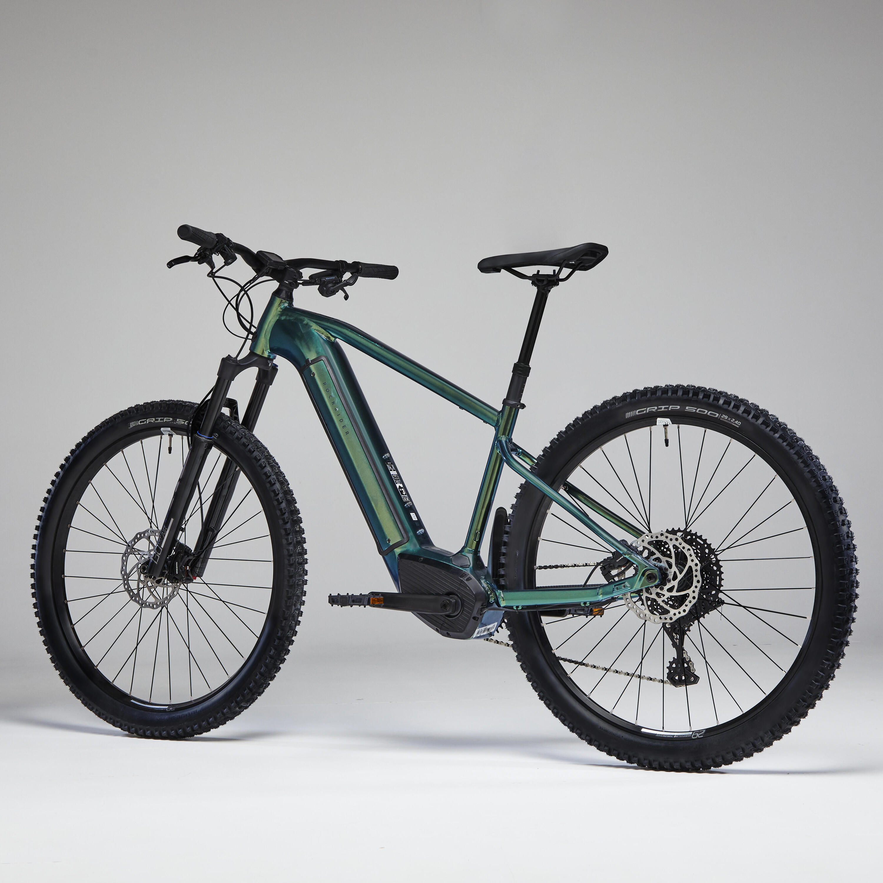 Elektrische mountainbike E-EXPL 700 hardtail 29" flessengroen 2/8