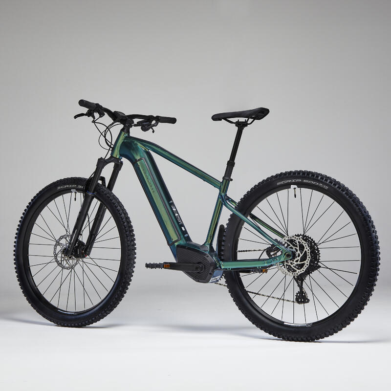 Bicicletă MTB electrică semi-rigidă 29" E-EXPL 700 Verde