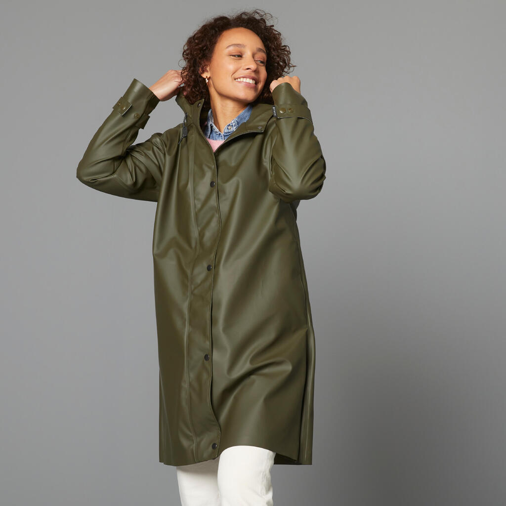 Unisex Waterproof City Cycling Parka - Ochre