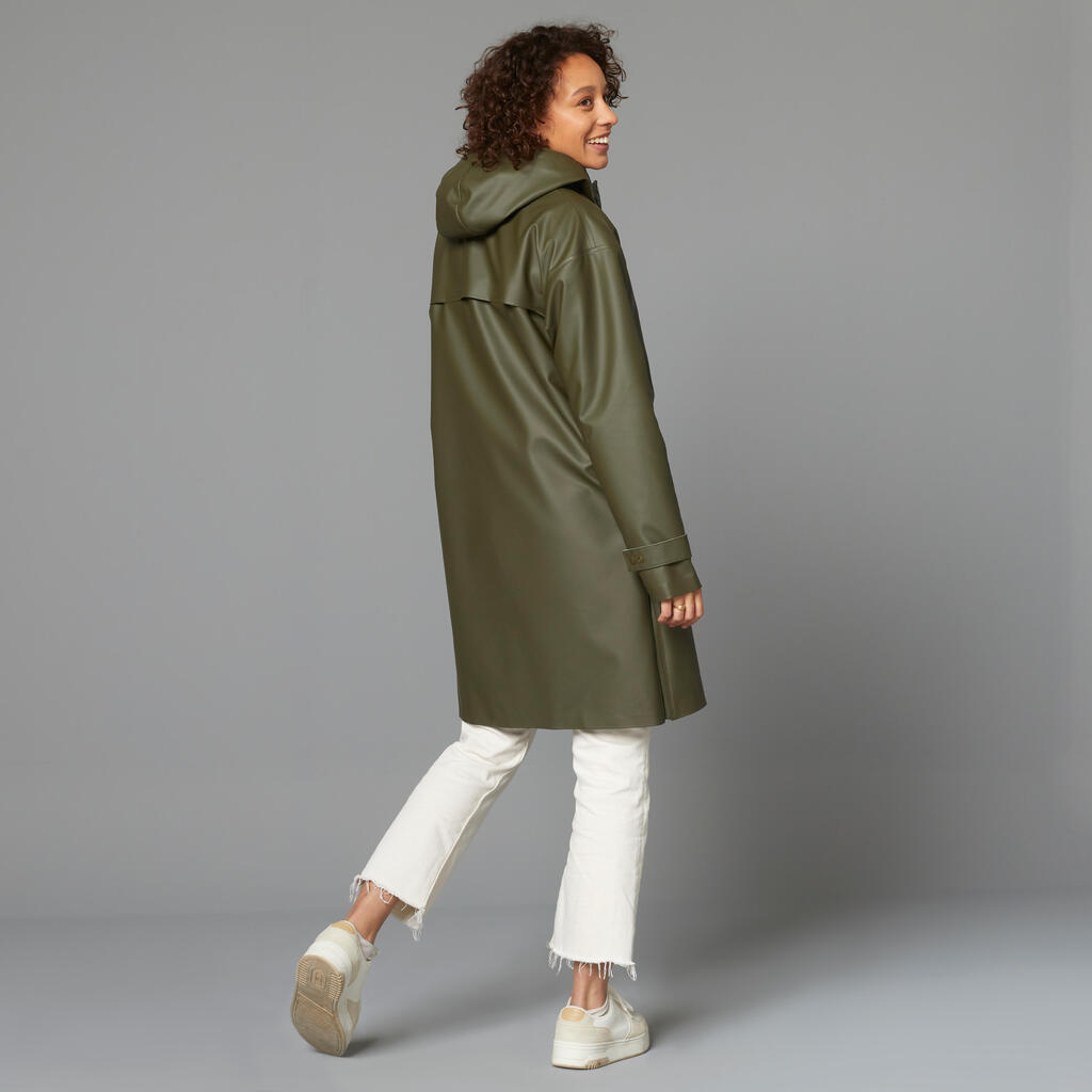 Unisex Waterproof City Cycling Parka - Ochre