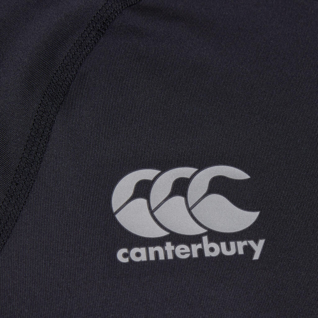 Pieaugušo viegls regbija T krekls “CCC”, ar mazu logo, melns