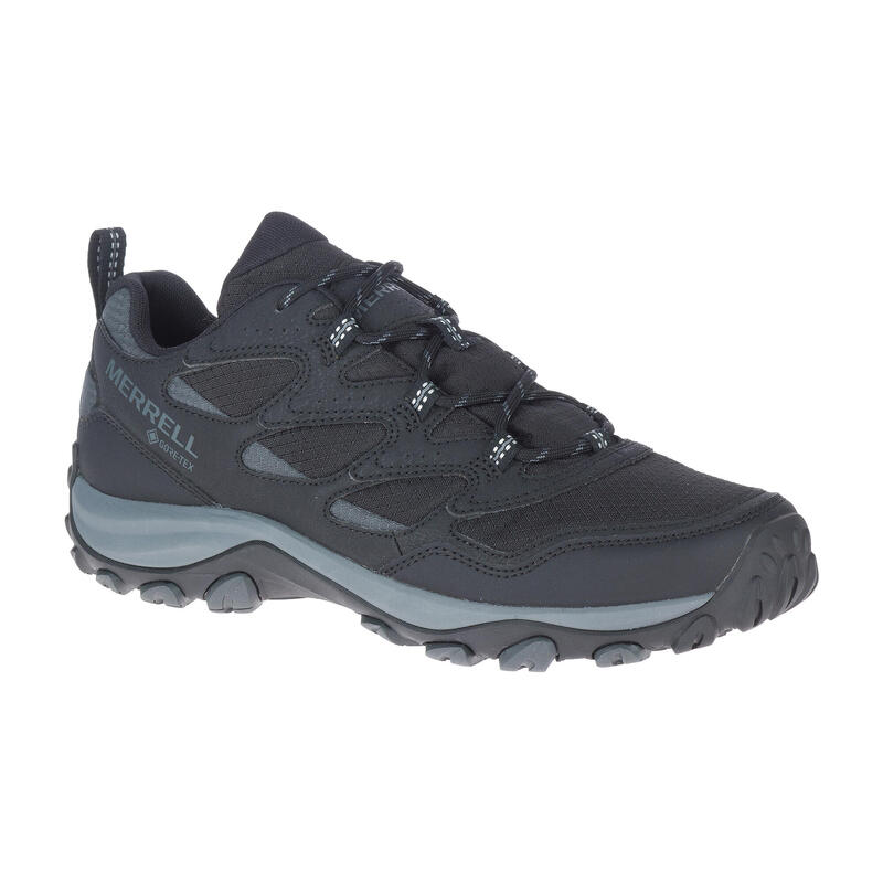 CHAUSSURES DE RANDONNÉE IMPERMÉABLE HOMME - WEST RIM SPORT GORE-TEX NOIR