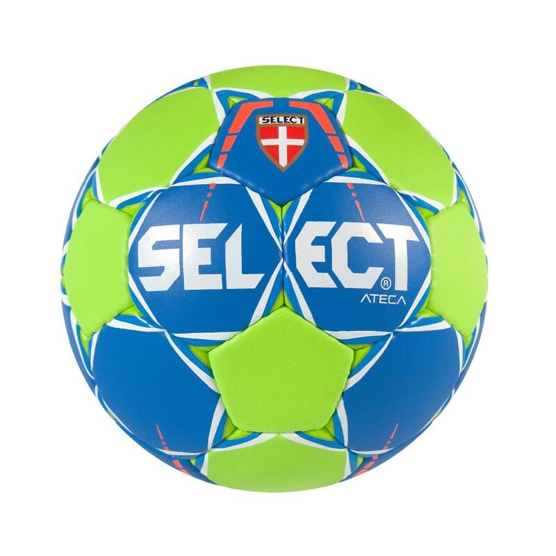 Balón de balonmano SELECT ATECA azul/verde Talla 2