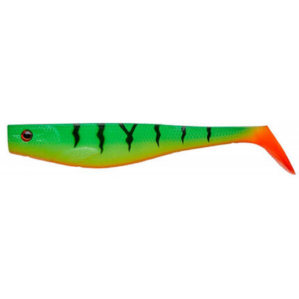 LEURRE SOUPLE DEXTER SHAD 150 FIRE TIGER