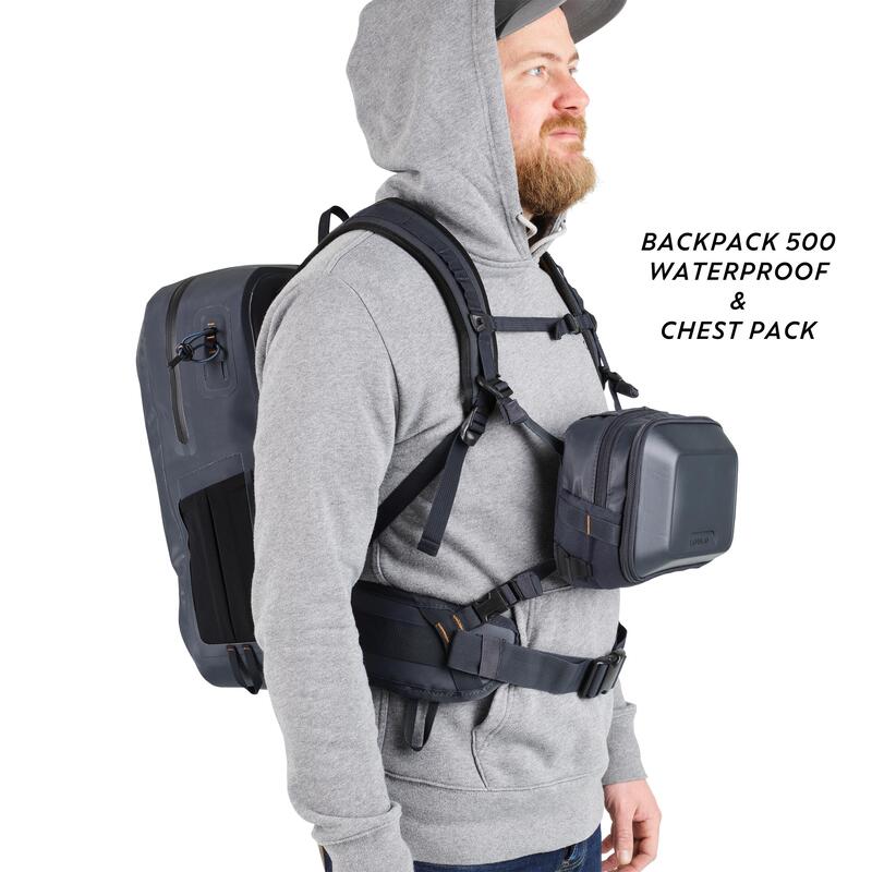 Rybářský batoh nepromokavý 500 WPF 20L