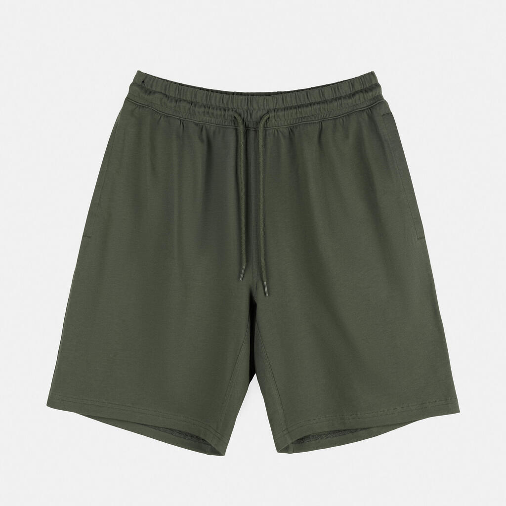 Men's Fitness Shorts 500 Essentials - Green