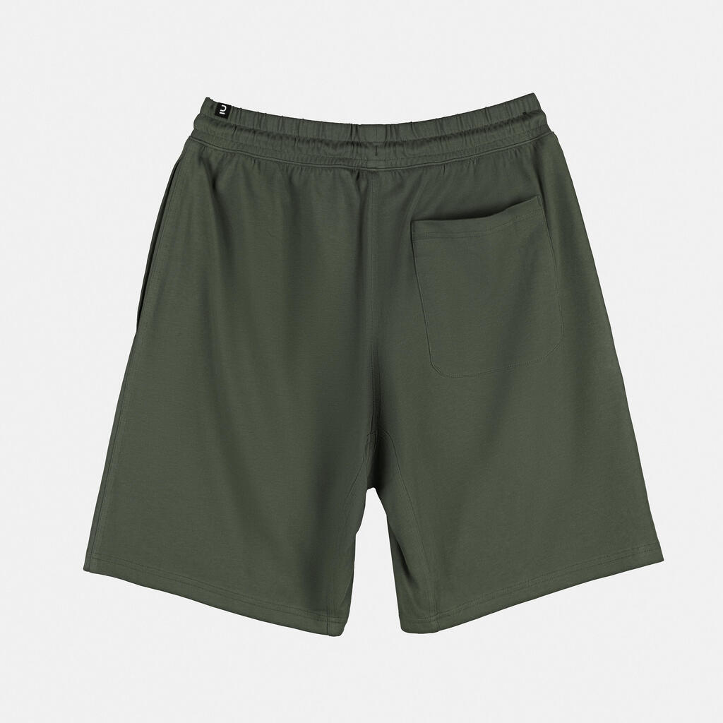 Short Fitness Homme - 500 Essentials rouge bordeaux