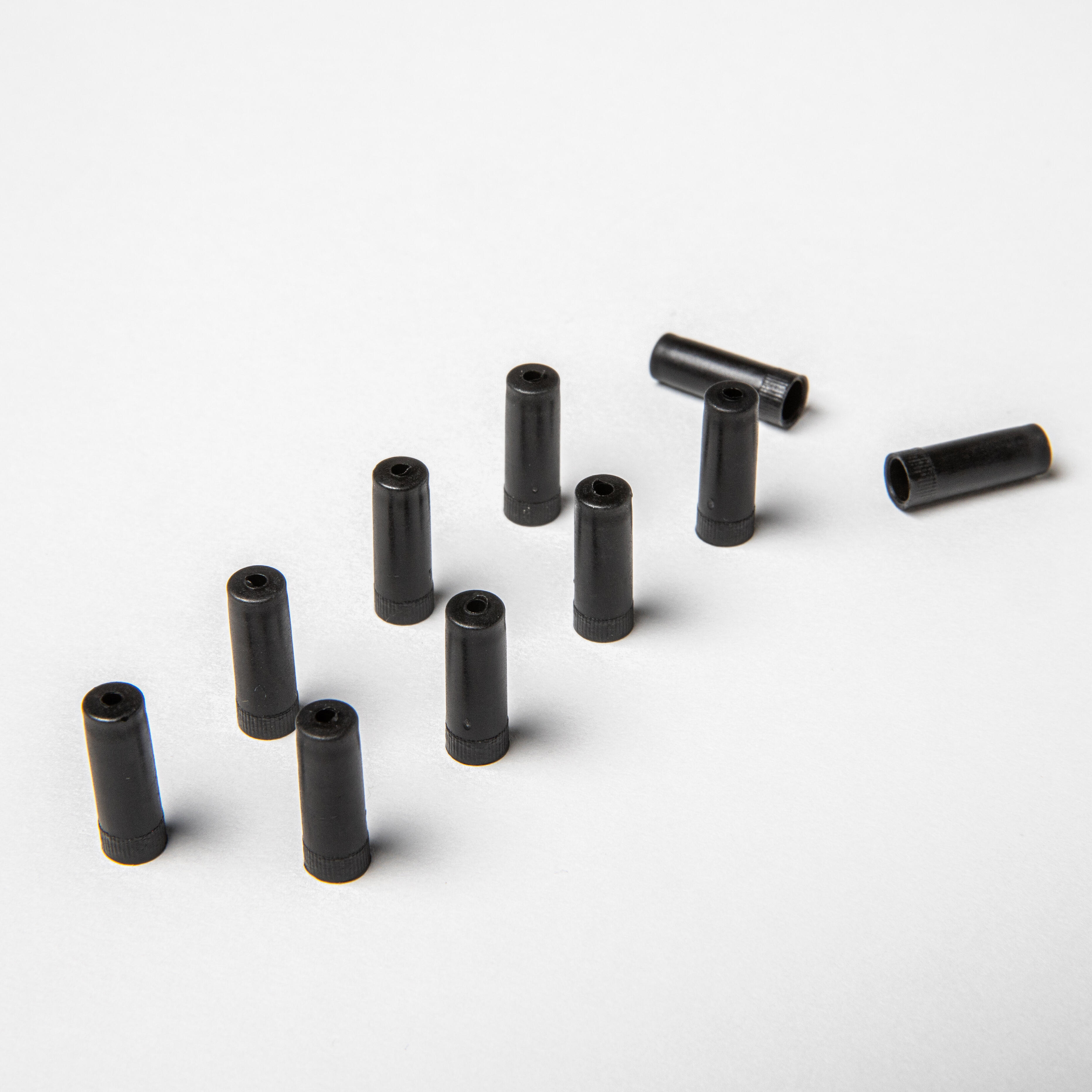 Bicycle Derailleur Cable Housing End Cap Btwin Ferrules Black