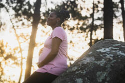 Women’s Maternity Hiking T-shirt Pregnant Women