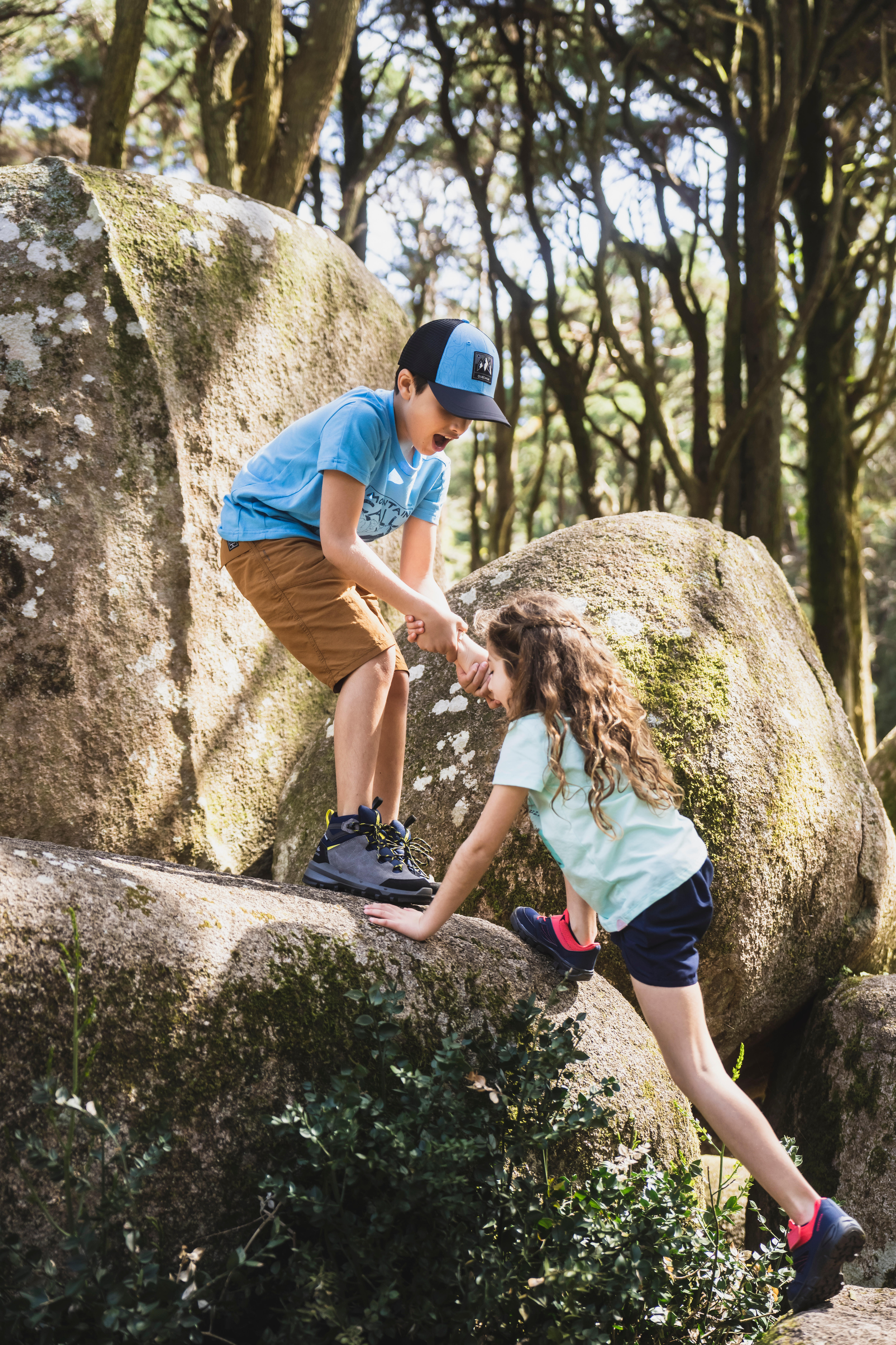 Chaussures de randonnée imperméables enfant – MH 500 - QUECHUA